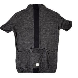 PEDAL ED WOMENS WOOL GREY CYCLING JERSEY XS MADE IN ITALY